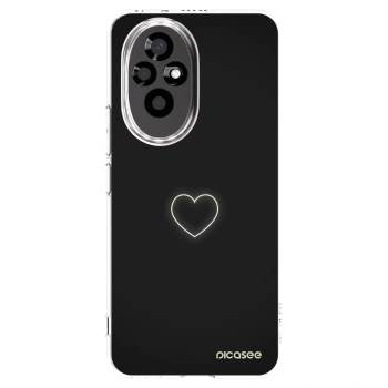 Picasee silikonowe przeźroczyste etui na Honor 200 Pro 5G - Heart