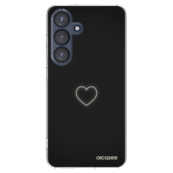 Picasee silikonowe przeźroczyste etui na Samsung Galaxy S25 5G - Heart