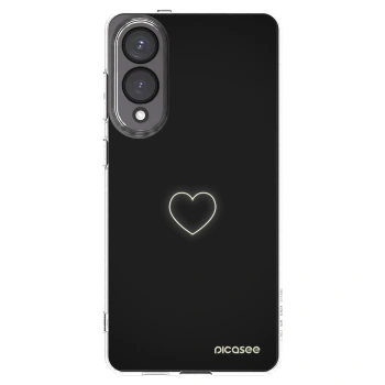 Picasee silikonowe przeźroczyste etui na Samsung Galaxy S25 Edge 5G - Heart