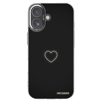 Picasee silikonowe przeźroczyste etui na Apple iPhone 17 - Heart