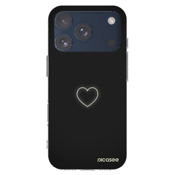 Picasee silikonowe przeźroczyste etui na Apple iPhone 17 Pro - Heart