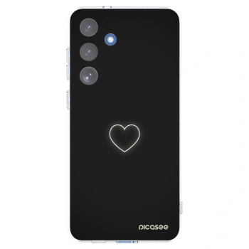 Picasee silikonowe przeźroczyste etui na Samsung Galaxy S25 FE 5G - Heart