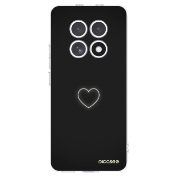 Picasee silikonowe przeźroczyste etui na Xiaomi Redmi Note 15 4G - Heart