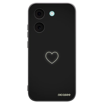 Picasee silikonowe czarne etui na Xiaomi Poco X8 Pro - Heart