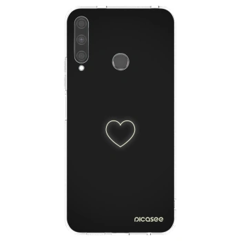 Picasee silikonowe przeźroczyste etui na Huawei P40 Lite E - Heart