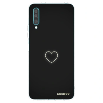 Picasee silikonowe przeźroczyste etui na Samsung Galaxy A30s A307F - Heart
