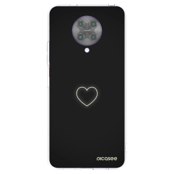 Picasee silikonowe przeźroczyste etui na Xiaomi Poco F2 Pro - Heart