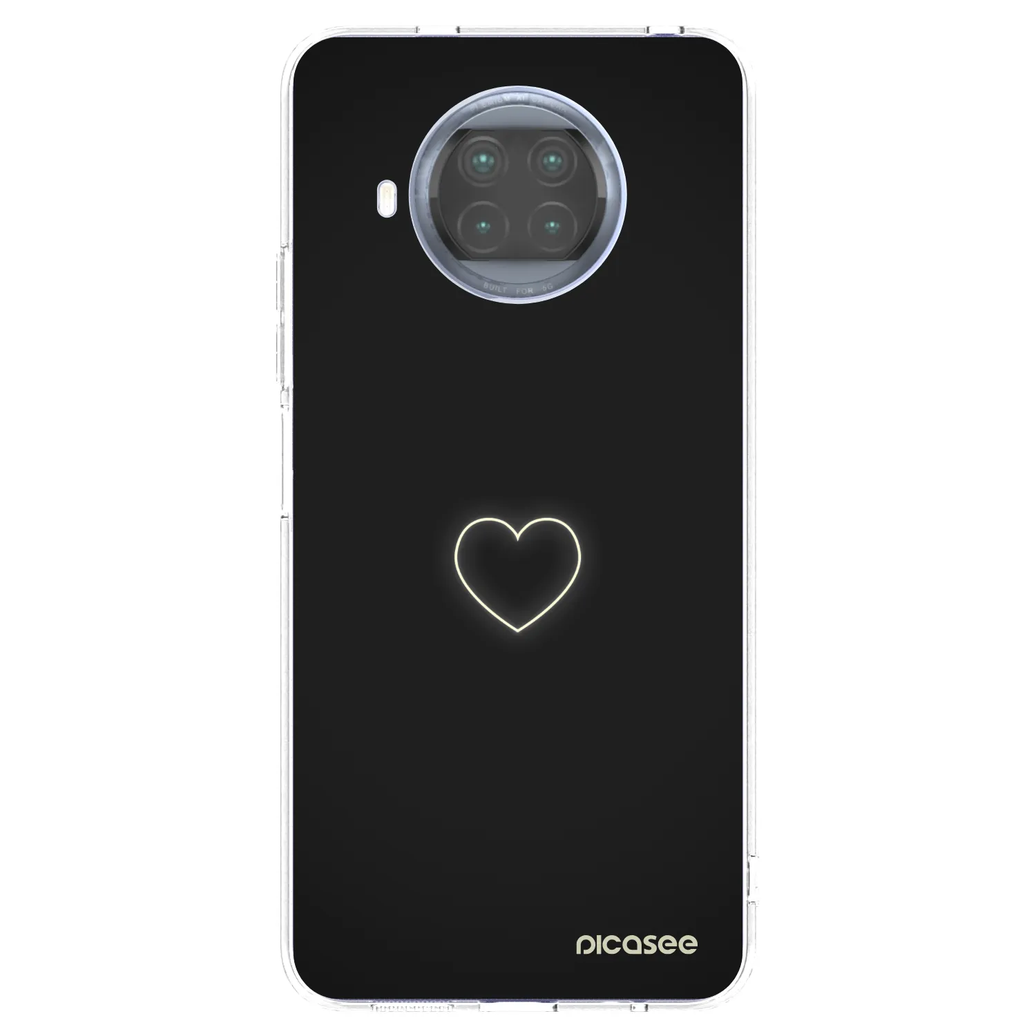 Picasee silikonowe przeźroczyste etui na Xiaomi Mi 10T Lite - Heart
