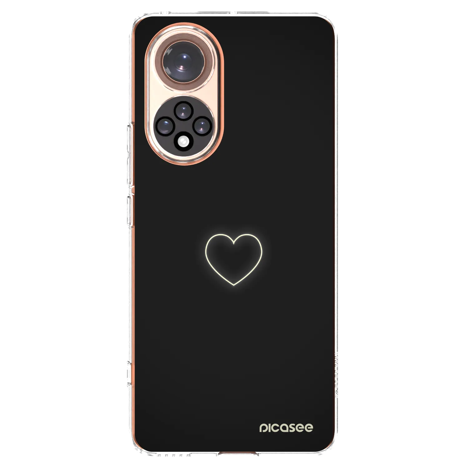 Picasee silikonowe przeźroczyste etui na Huawei Nova 9 - Heart