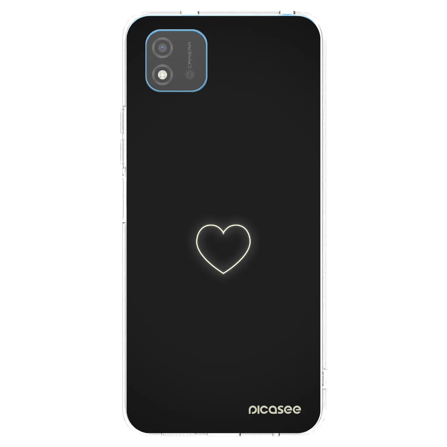 Picasee silikonowe przeźroczyste etui na Realme C11 (2021) - Heart