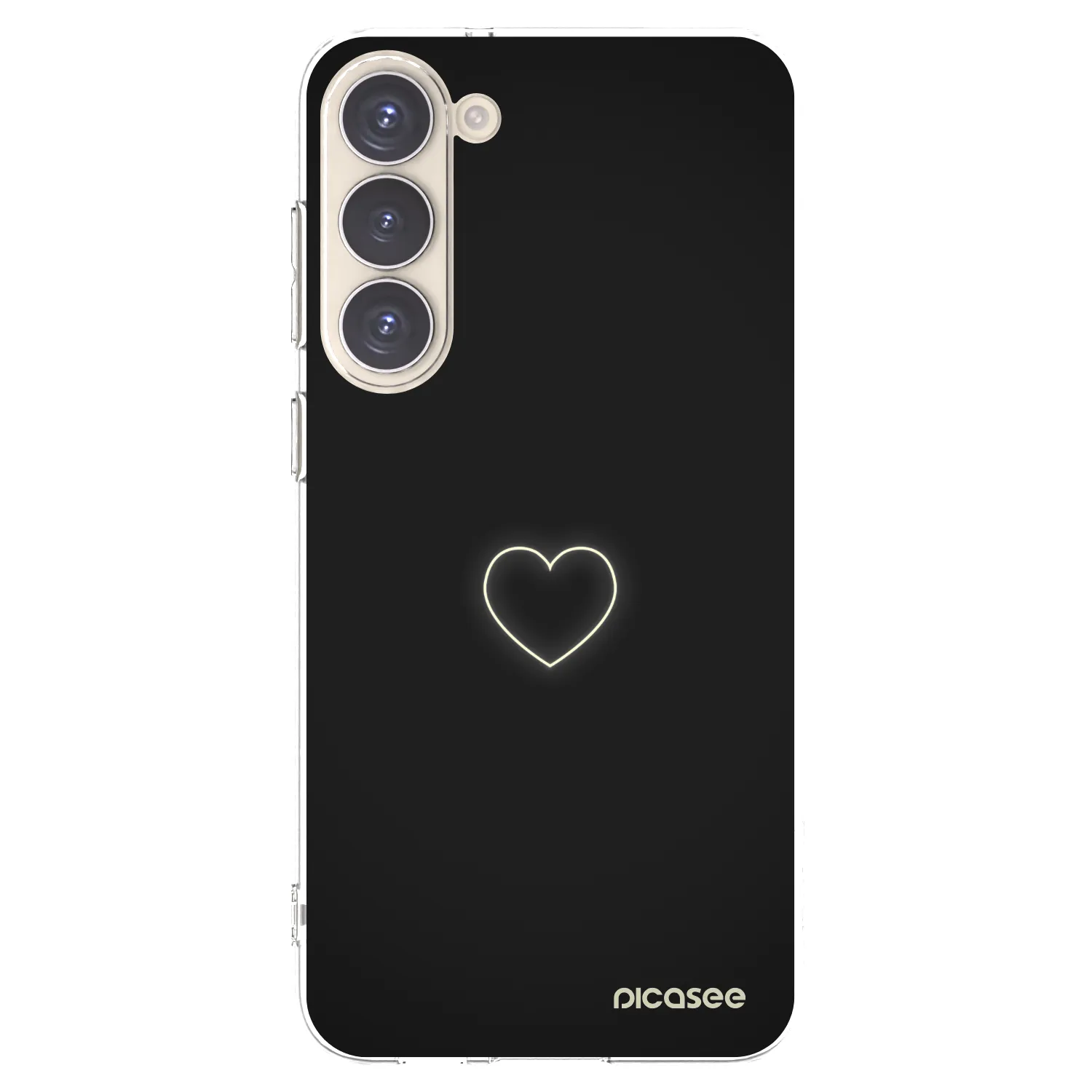 Picasee silikonowe przeźroczyste etui na Samsung Galaxy S23+ 5G - Heart