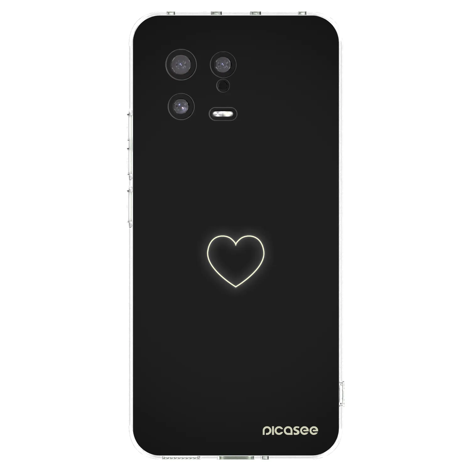 Picasee silikonowe przeźroczyste etui na Xiaomi 13 - Heart