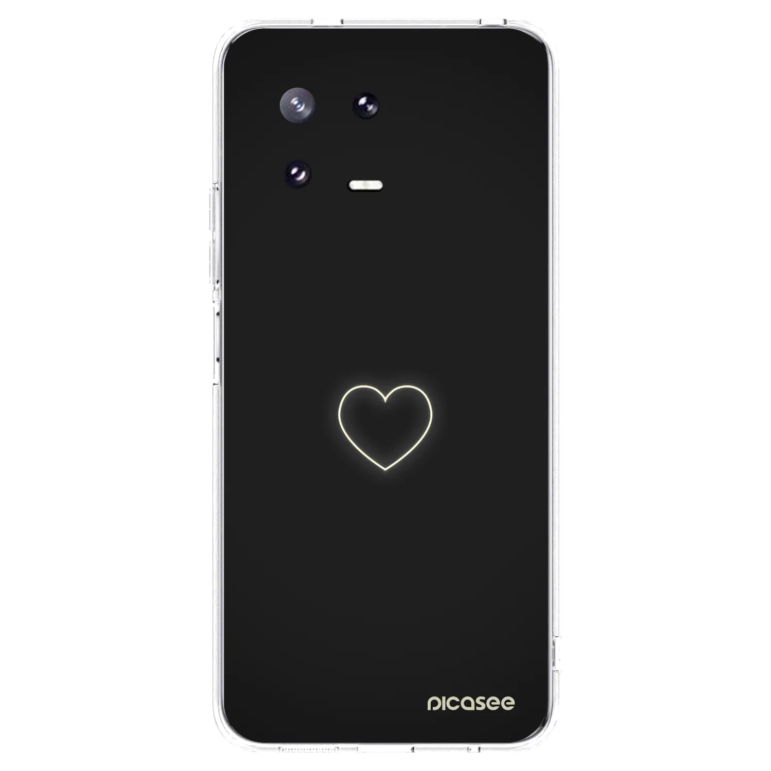 Picasee silikonowe przeźroczyste etui na Xiaomi 13 Pro - Heart