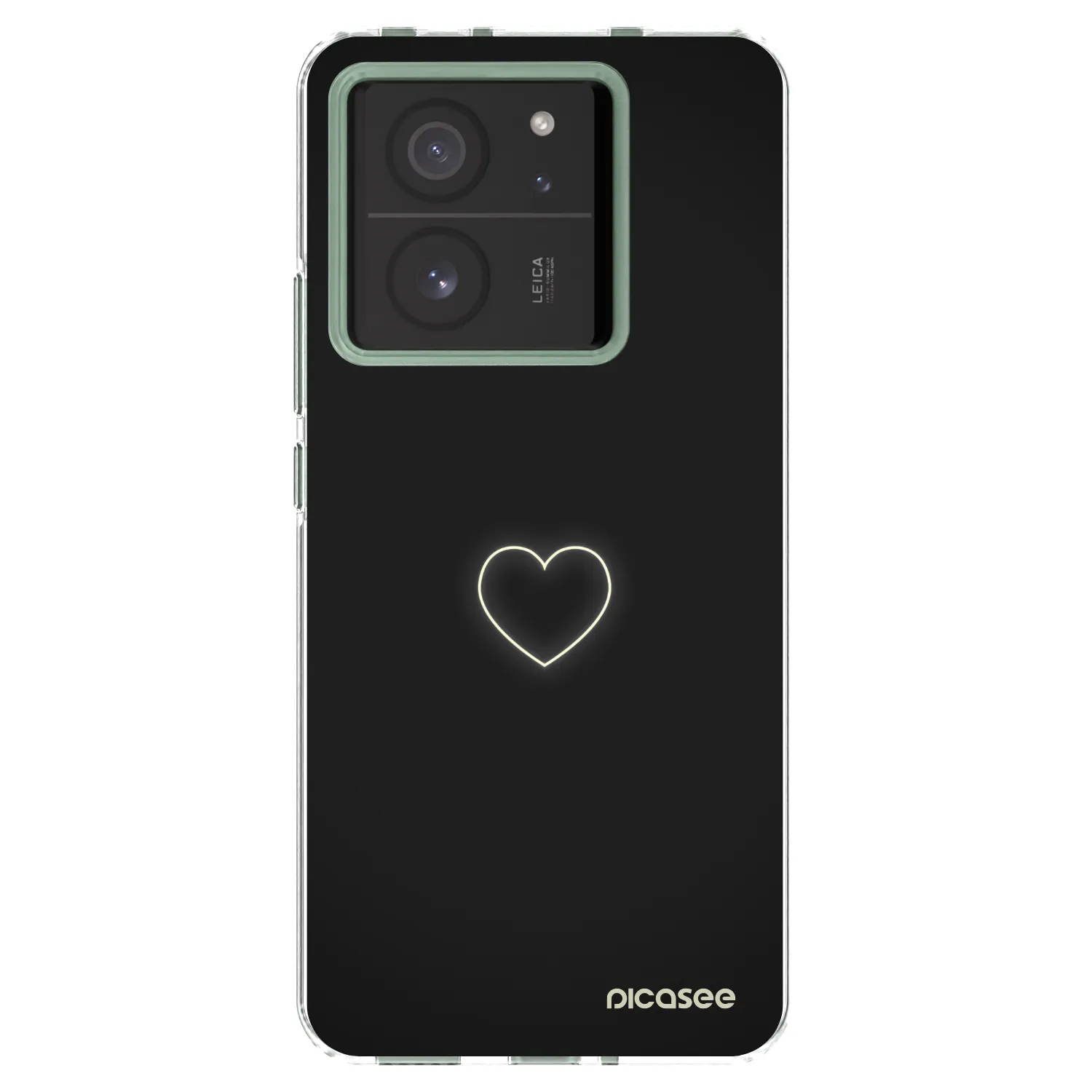 Picasee silikonowe przeźroczyste etui na Xiaomi 13T Pro - Heart