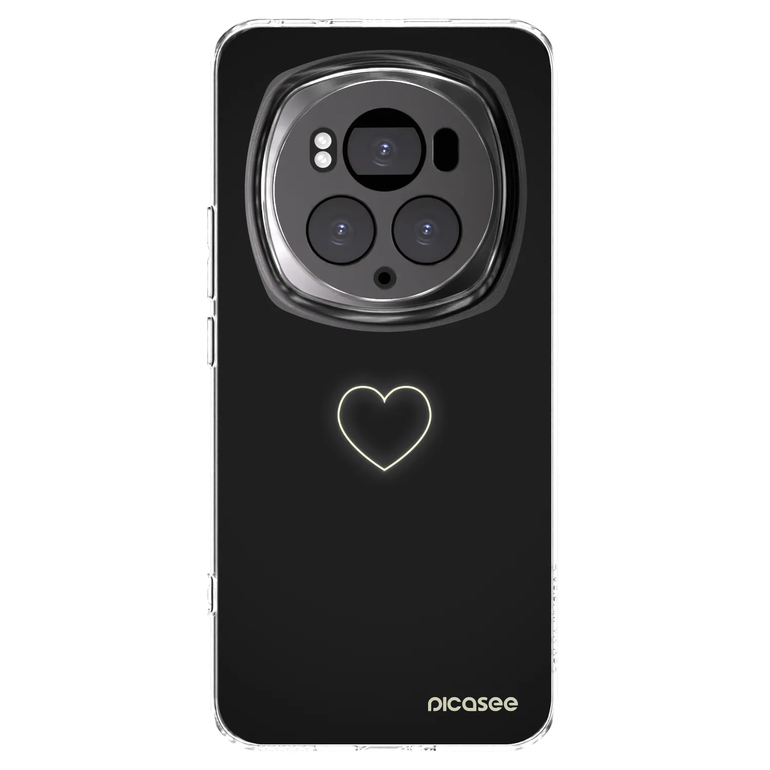 Picasee silikonowe przeźroczyste etui na Honor Magic6 Pro - Heart