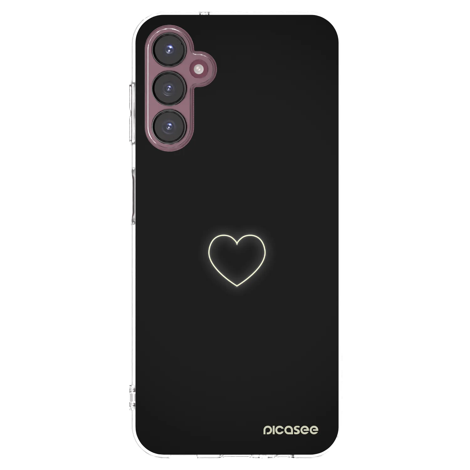 Picasee silikonowe przeźroczyste etui na Samsung Galaxy A05s A057G - Heart