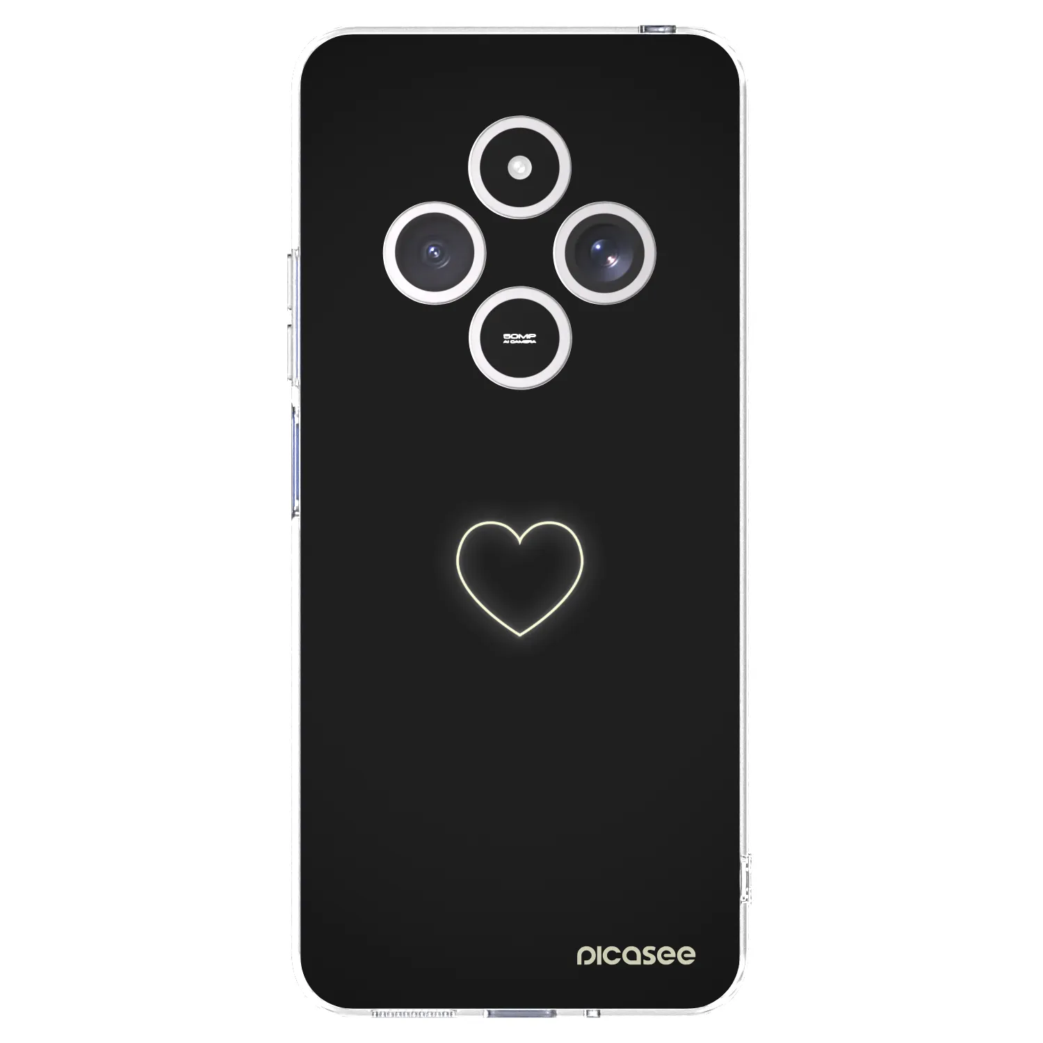 Picasee silikonowe przeźroczyste etui na Xiaomi Redmi 14C - Heart
