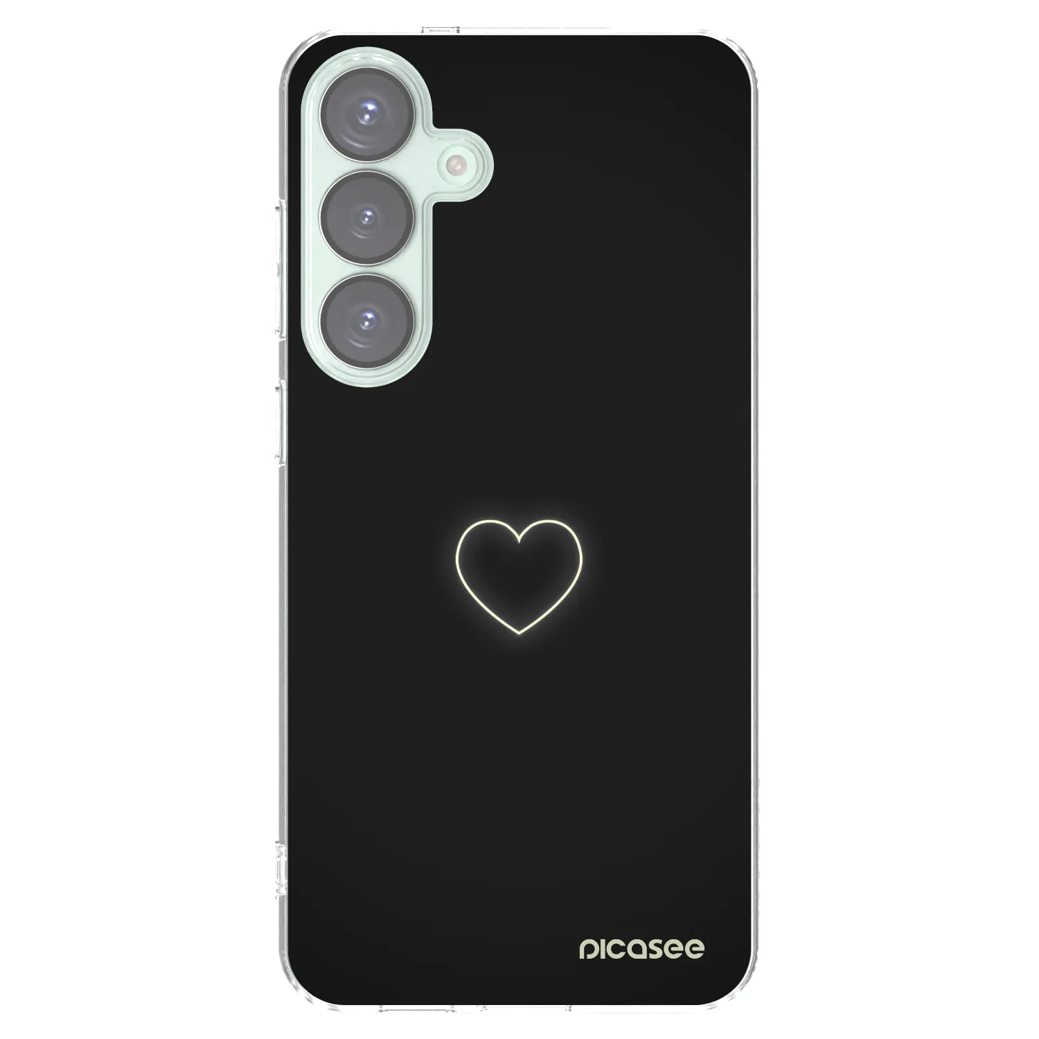 Picasee silikonowe przeźroczyste etui na Samsung Galaxy S25+ 5G - Heart