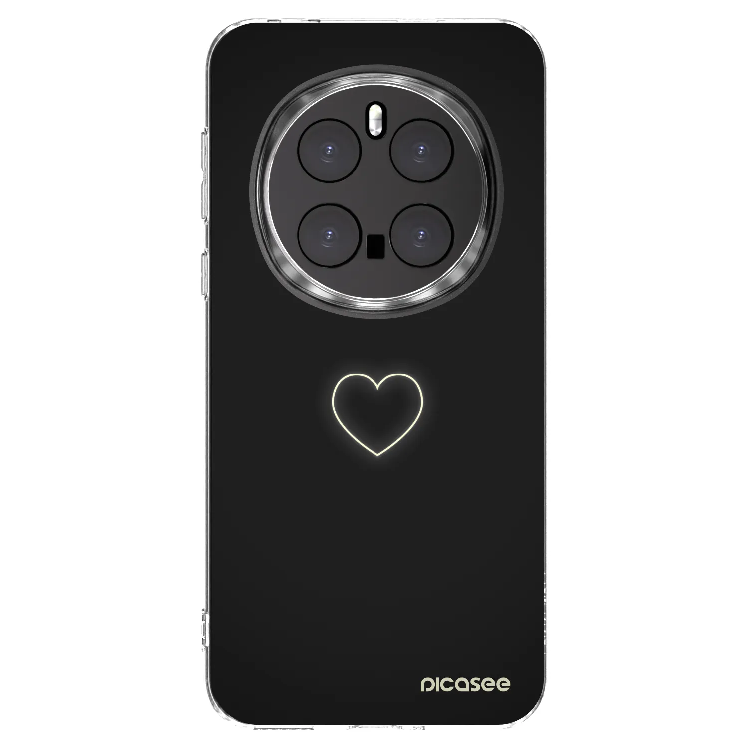 Picasee silikonowe przeźroczyste etui na Honor Magic7 Pro 5G - Heart
