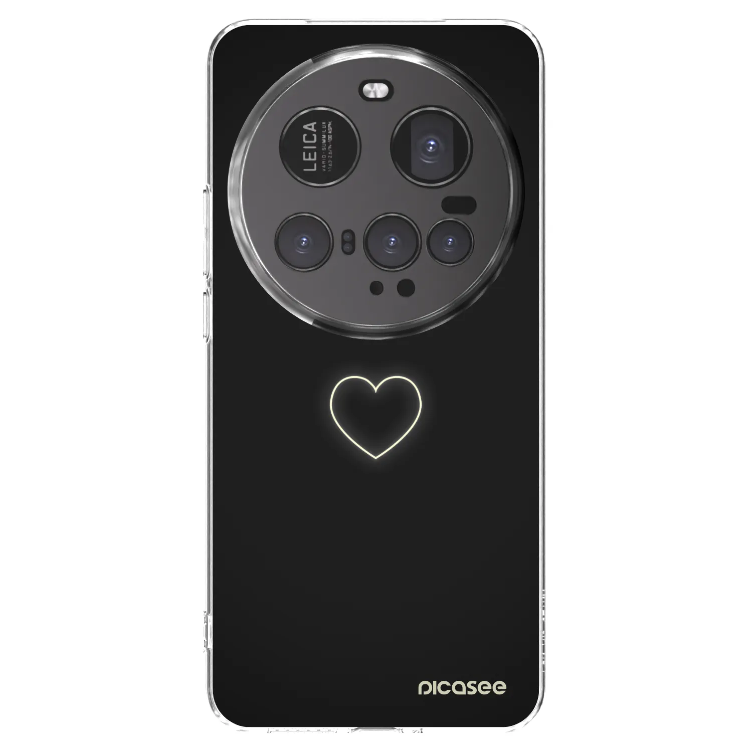 Picasee silikonowe przeźroczyste etui na Xiaomi 15 Ultra - Heart