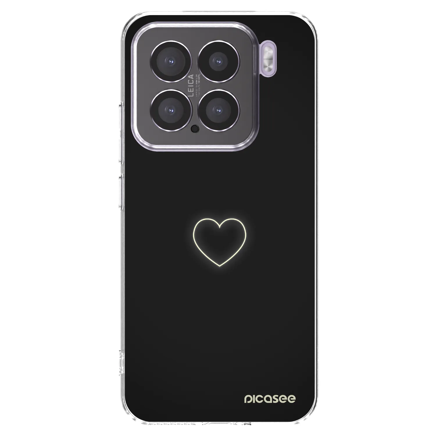 Picasee silikonowe przeźroczyste etui na Xiaomi 15 - Heart
