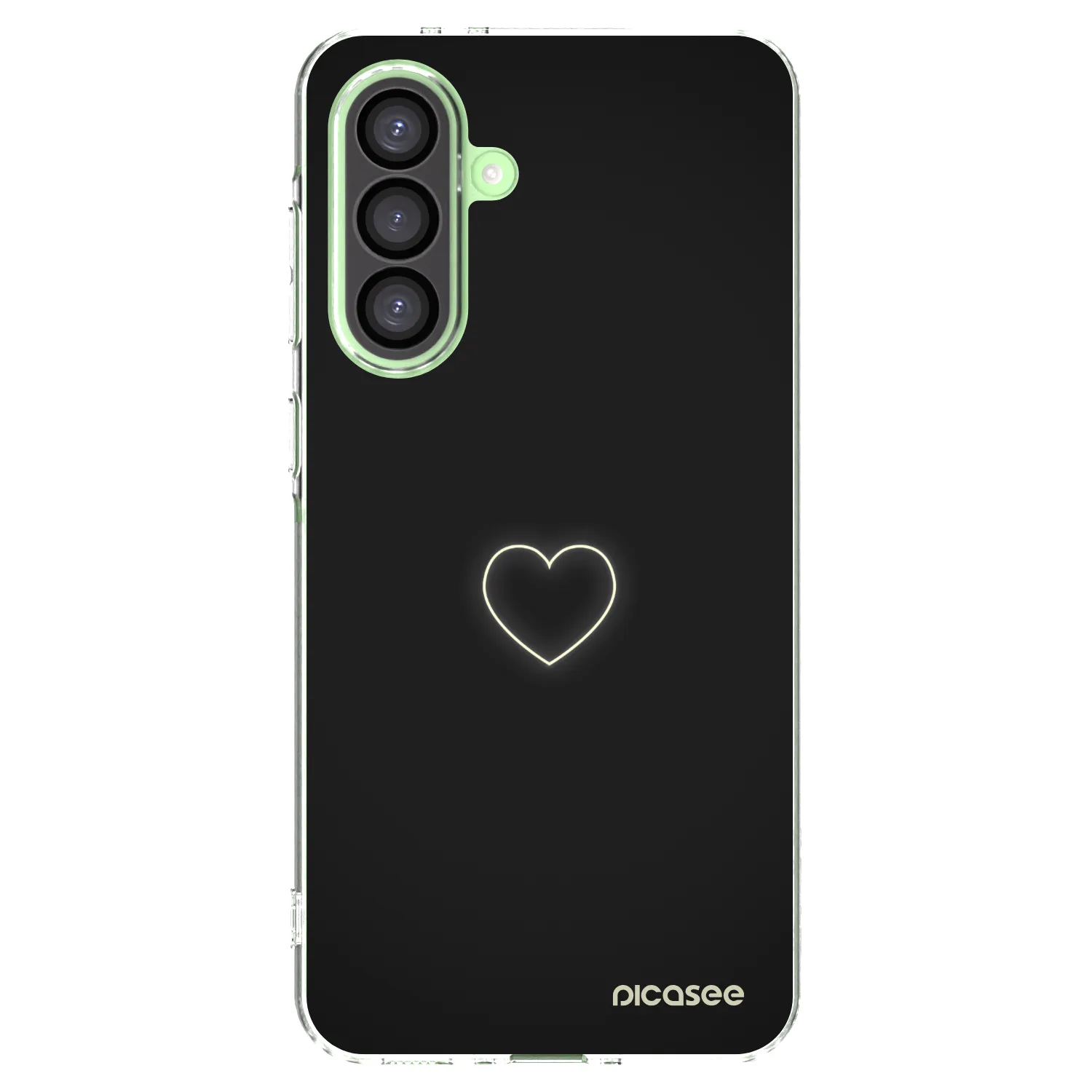 Picasee silikonowe przeźroczyste etui na Samsung Galaxy A26 5G A266B - Heart