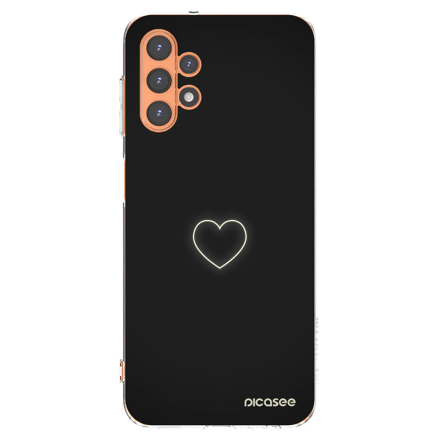 Picasee silikonowe przeźroczyste etui na Samsung Galaxy A13 5G - Heart
