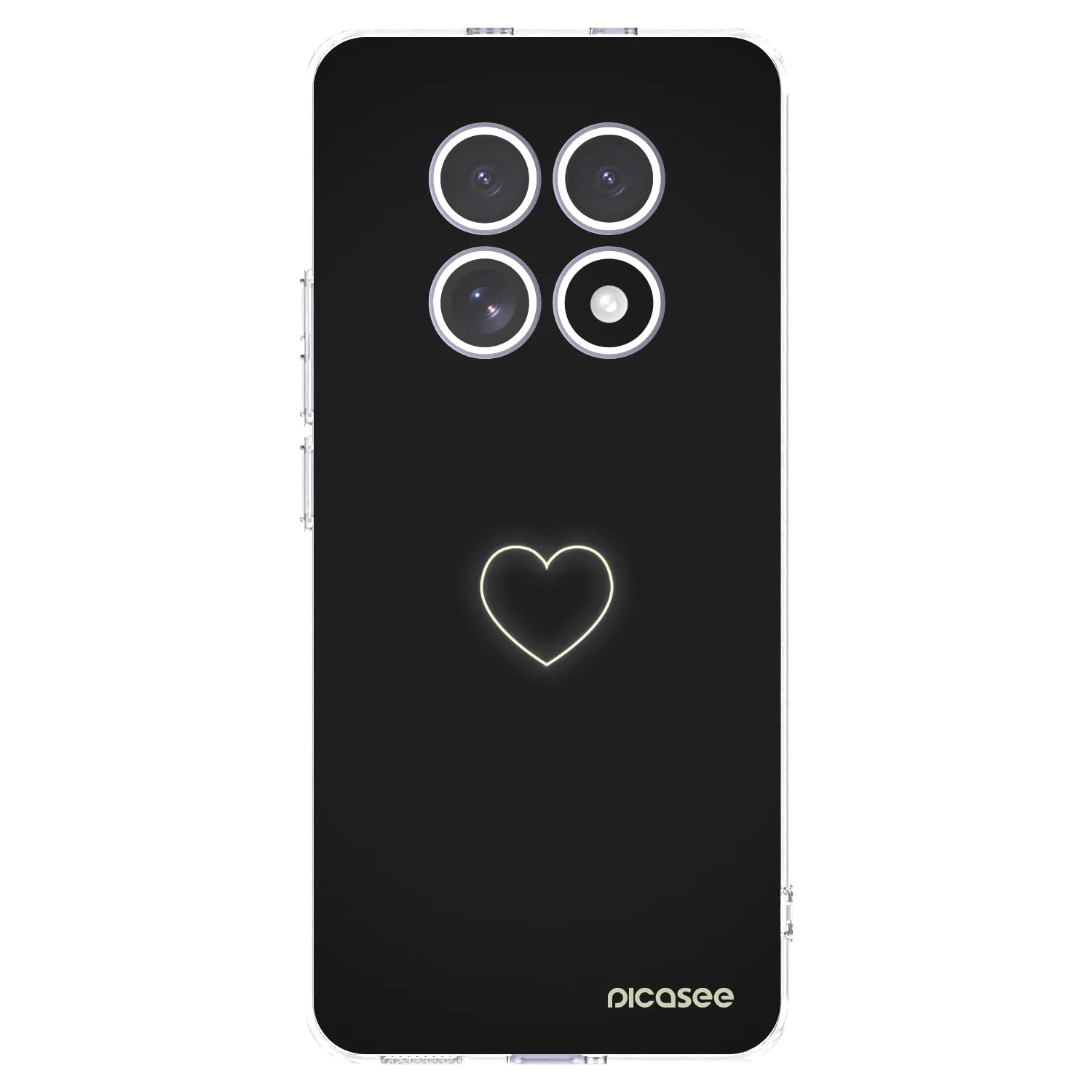 Picasee silikonowe przeźroczyste etui na Xiaomi Redmi Note 15 4G - Heart