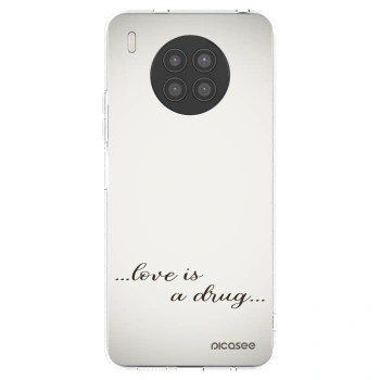 Picasee silikonowe przeźroczyste etui na Huawei Nova 8i - Love is a drug