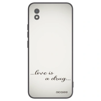 Picasee silikonowe czarne etui na Realme C11 (2021) - Love is a drug