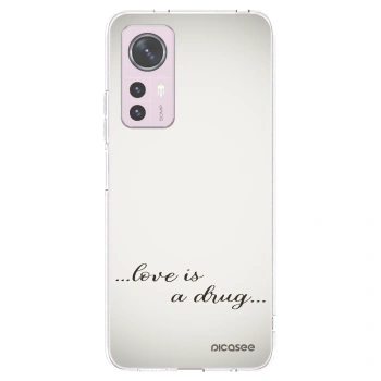Picasee silikonowe przeźroczyste etui na Xiaomi 12 - Love is a drug