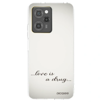 Picasee silikonowe przeźroczyste etui na Xiaomi Poco X5 Pro - Love is a drug