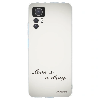 Picasee silikonowe przeźroczyste etui na Xiaomi Redmi Note 12S - Love is a drug
