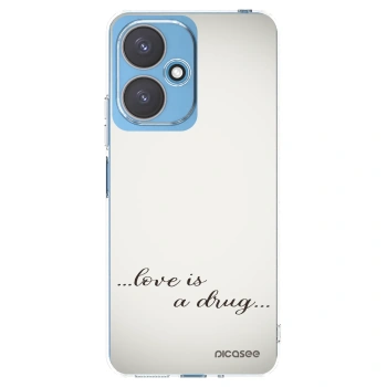 Picasee silikonowe przeźroczyste etui na Xiaomi Redmi 13C 5G - Love is a drug