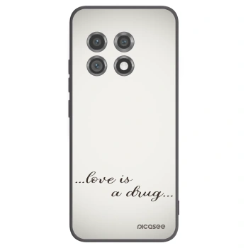 Picasee silikonowe czarne etui na OnePlus 11 5G - Love is a drug