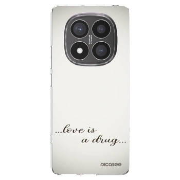 Picasee silikonowe przeźroczyste etui na Xiaomi Redmi Note 14 Pro+ 5G - Love is a drug