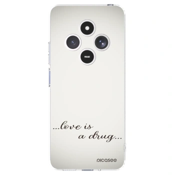Picasee silikonowe przeźroczyste etui na Xiaomi Redmi 14C - Love is a drug