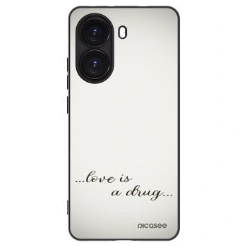 Picasee silikonowe czarne etui na Xiaomi Poco X7 Pro 5G - Love is a drug