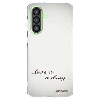 Picasee silikonowe przeźroczyste etui na Samsung Galaxy A26 5G A266B - Love is a drug