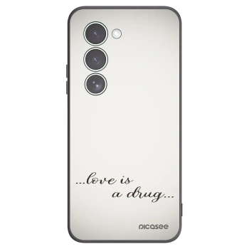 Picasee silikonowe czarne etui na Xiaomi Redmi 15 5G - Love is a drug