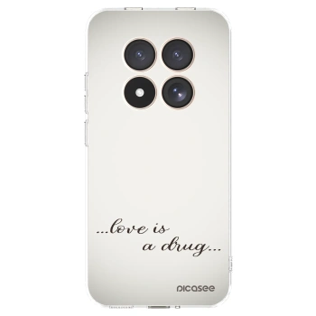 Picasee silikonowe przeźroczyste etui na Xiaomi Redmi Note 15 Pro 4G - Love is a drug