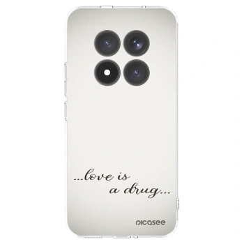 Picasee silikonowe przeźroczyste etui na Xiaomi Redmi Note 15 Pro+ - Love is a drug