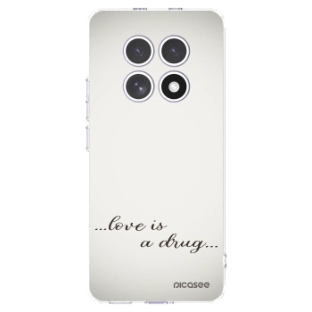 Picasee silikonowe przeźroczyste etui na Xiaomi Redmi Note 15 4G - Love is a drug