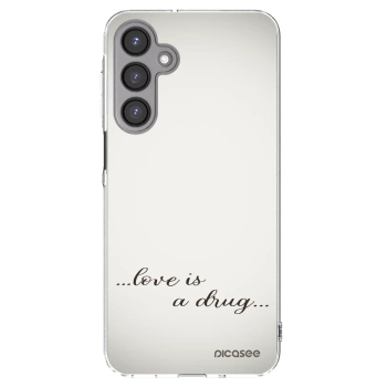 Picasee silikonowe przeźroczyste etui na Samsung Galaxy A16 4G - Love is a drug