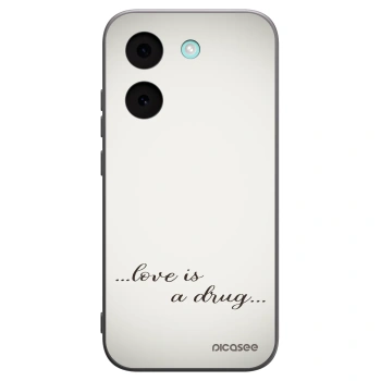 Picasee silikonowe czarne etui na Xiaomi Poco X8 Pro - Love is a drug