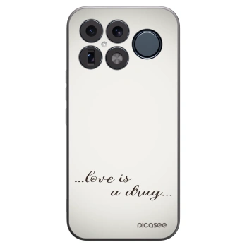 Picasee silikonowe czarne etui na Xiaomi Poco F8 Ultra - Love is a drug