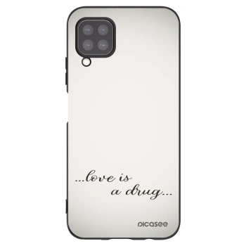 Picasee silikonowe czarne etui na Huawei P40 Lite - Love is a drug