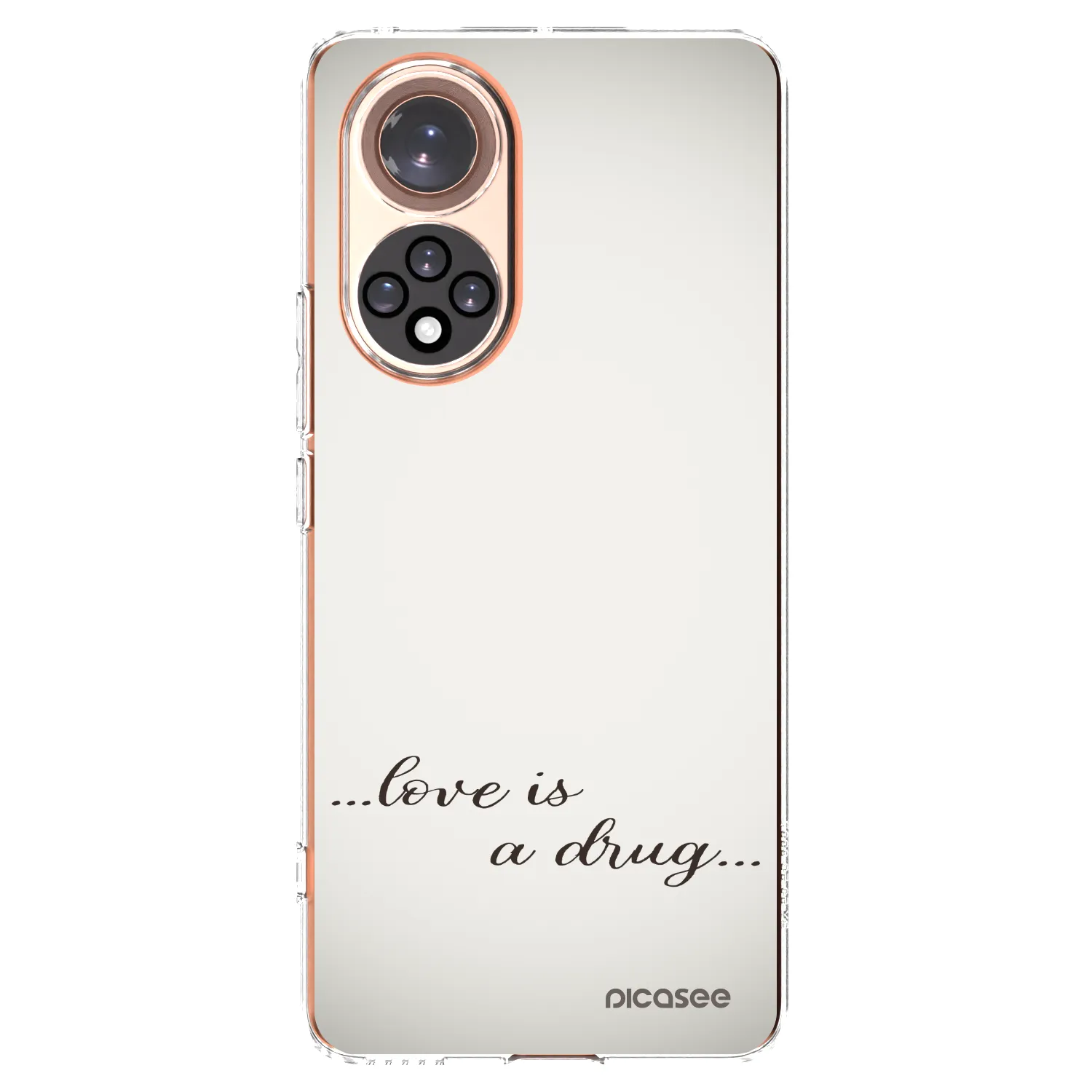Picasee silikonowe przeźroczyste etui na Huawei Nova 9 - Love is a drug