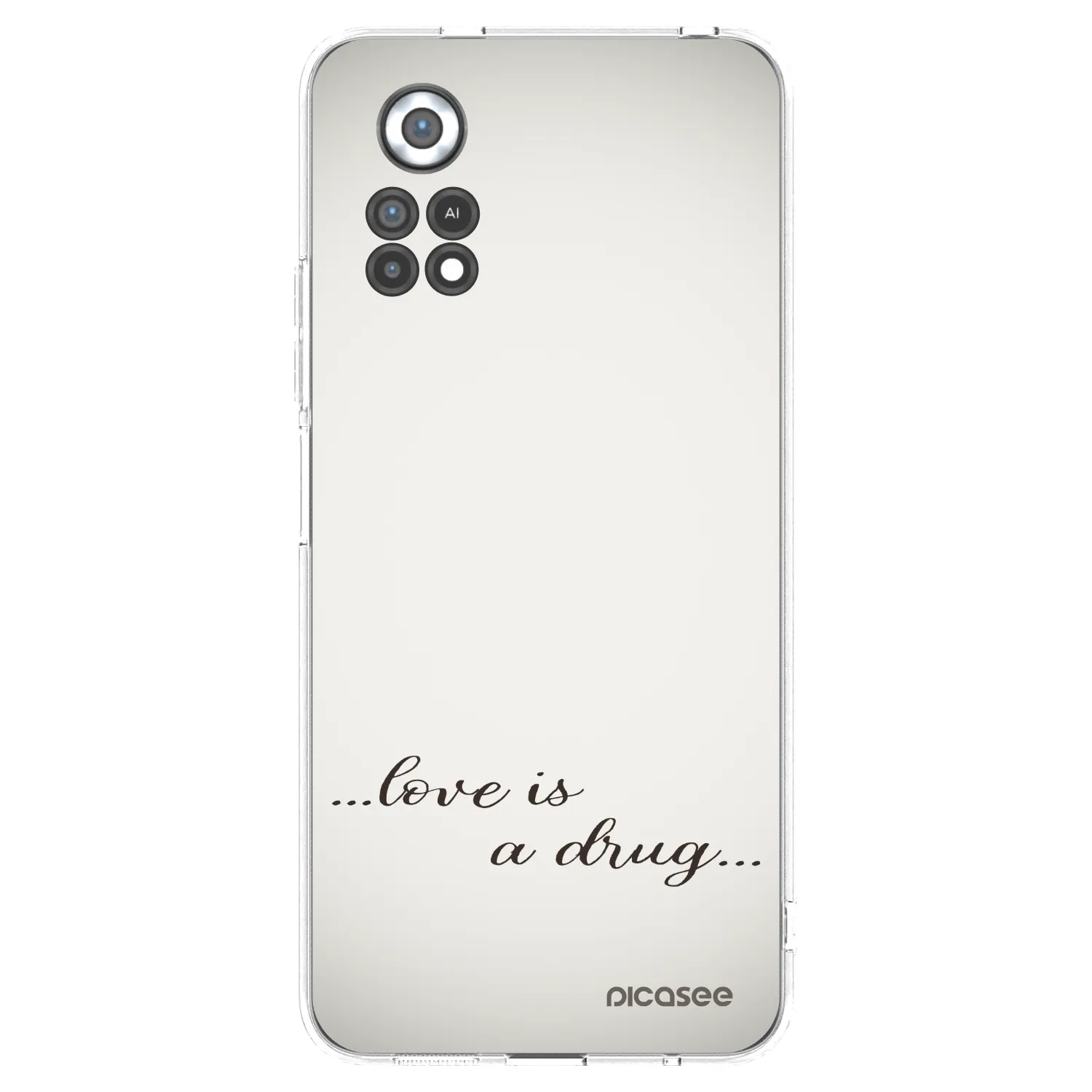 Picasee silikonowe przeźroczyste etui na Xiaomi Poco X4 Pro 5G - Love is a drug