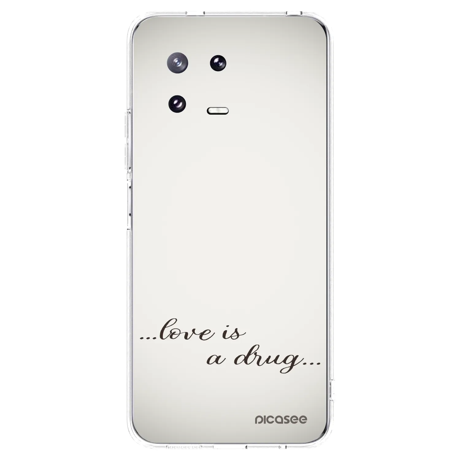 Picasee silikonowe przeźroczyste etui na Xiaomi 13 Pro - Love is a drug